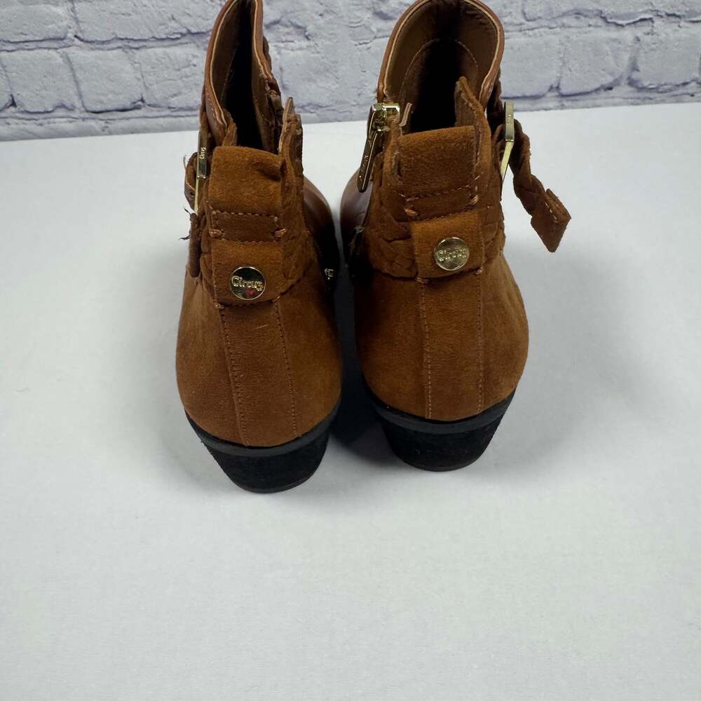 Sam Edelman Pippa Ankle Boots Side Zip Braid Detail - Picture 5 of 7
